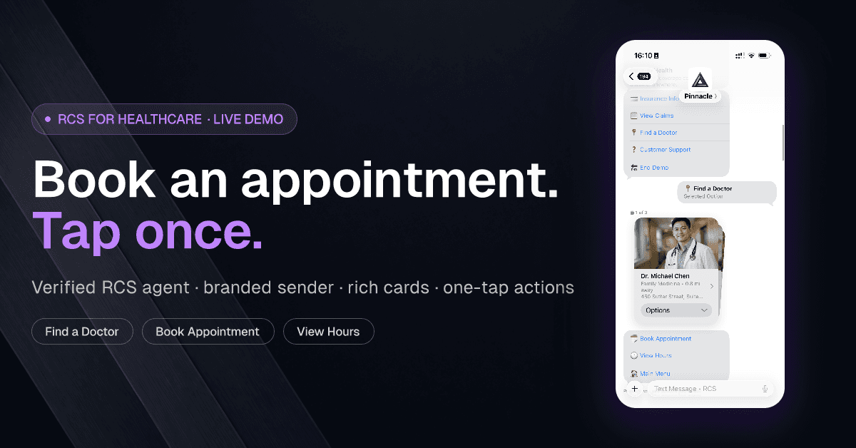 RCS for Healthcare: Improve Patient Engagement Without Building an App